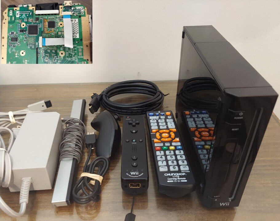 Internal HDMI Upgraded Nintendo Wii Bundle, Like WiiDual, GameCube Compatible