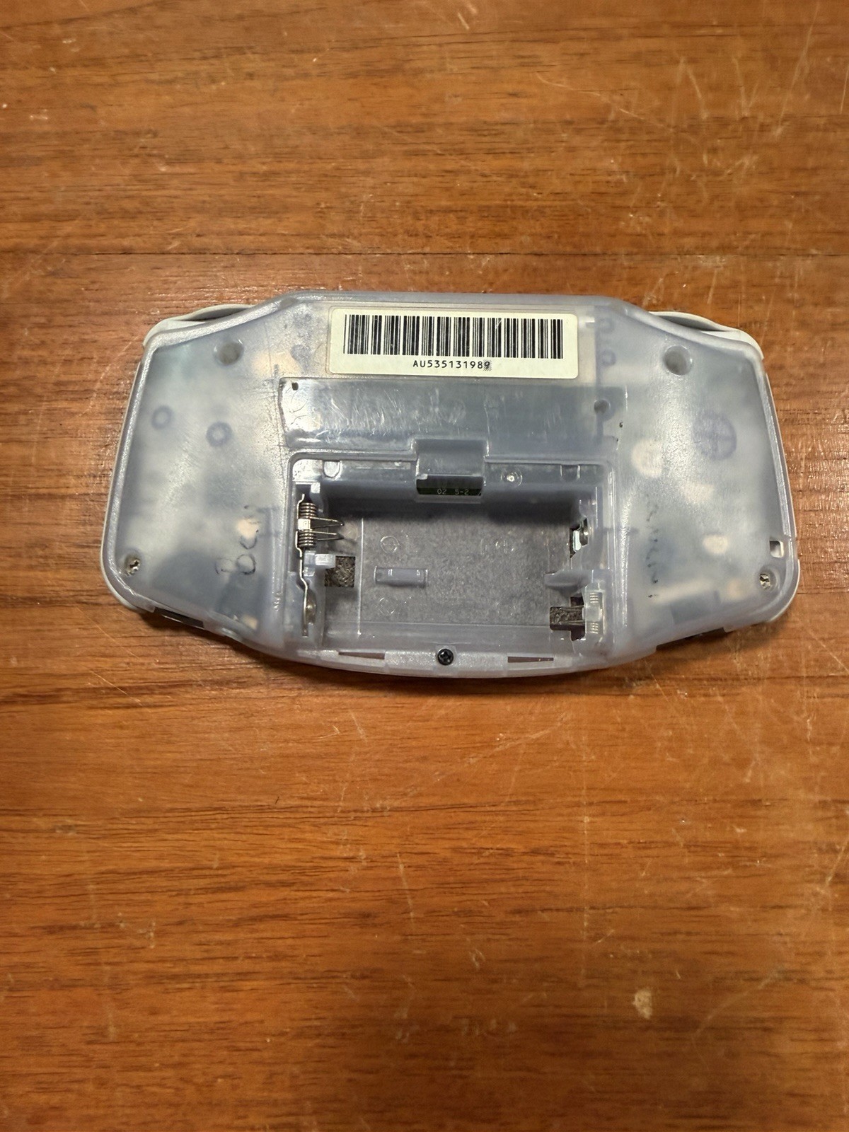 Nintendo Game Boy Advance Console System – Clear Glacier – Parts Only