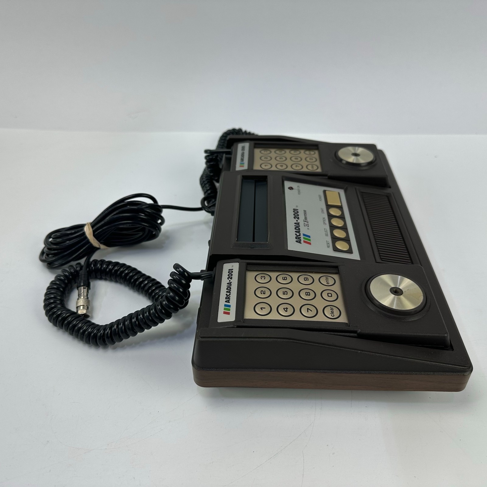 Arcadia 2001 System Console Tested Working w/ 2 Controllers & Cables