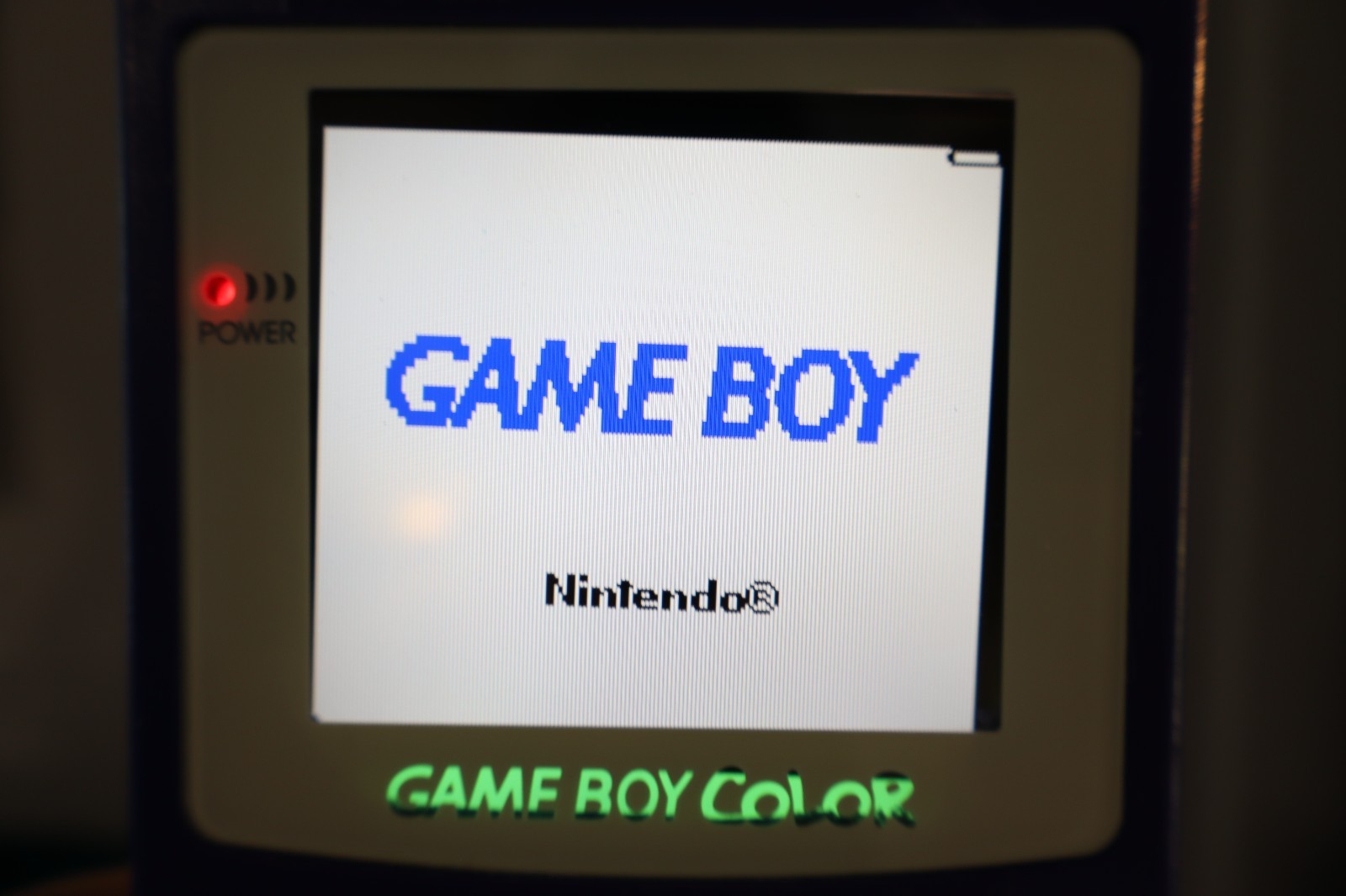 Nintendo Gameboy Color GBC Grape Purple CGB-001 PARTS Backlit Display
