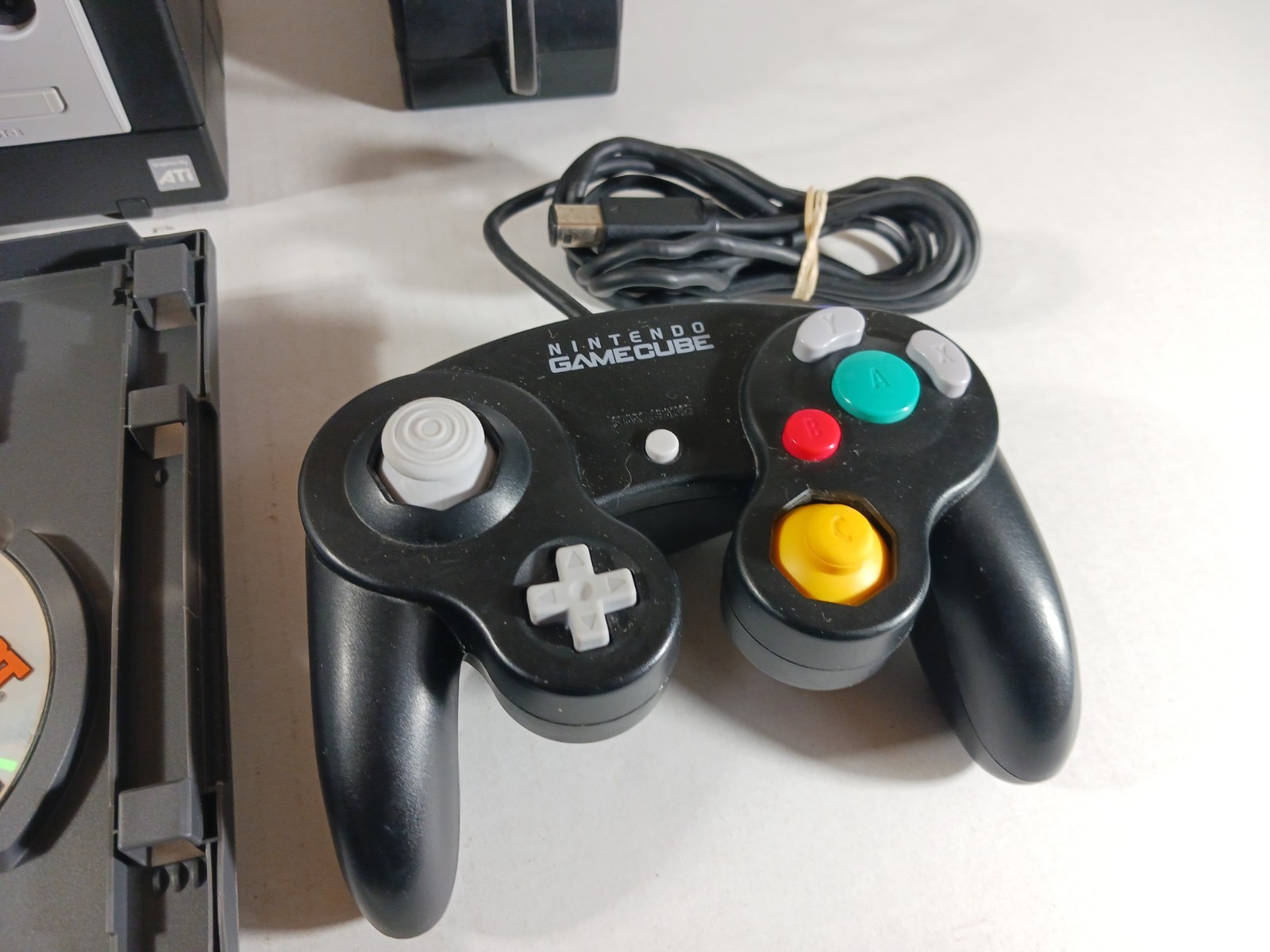 Nintendo GameCube Console Bundle Mario Kart Double Dash Set Black Tested Lot