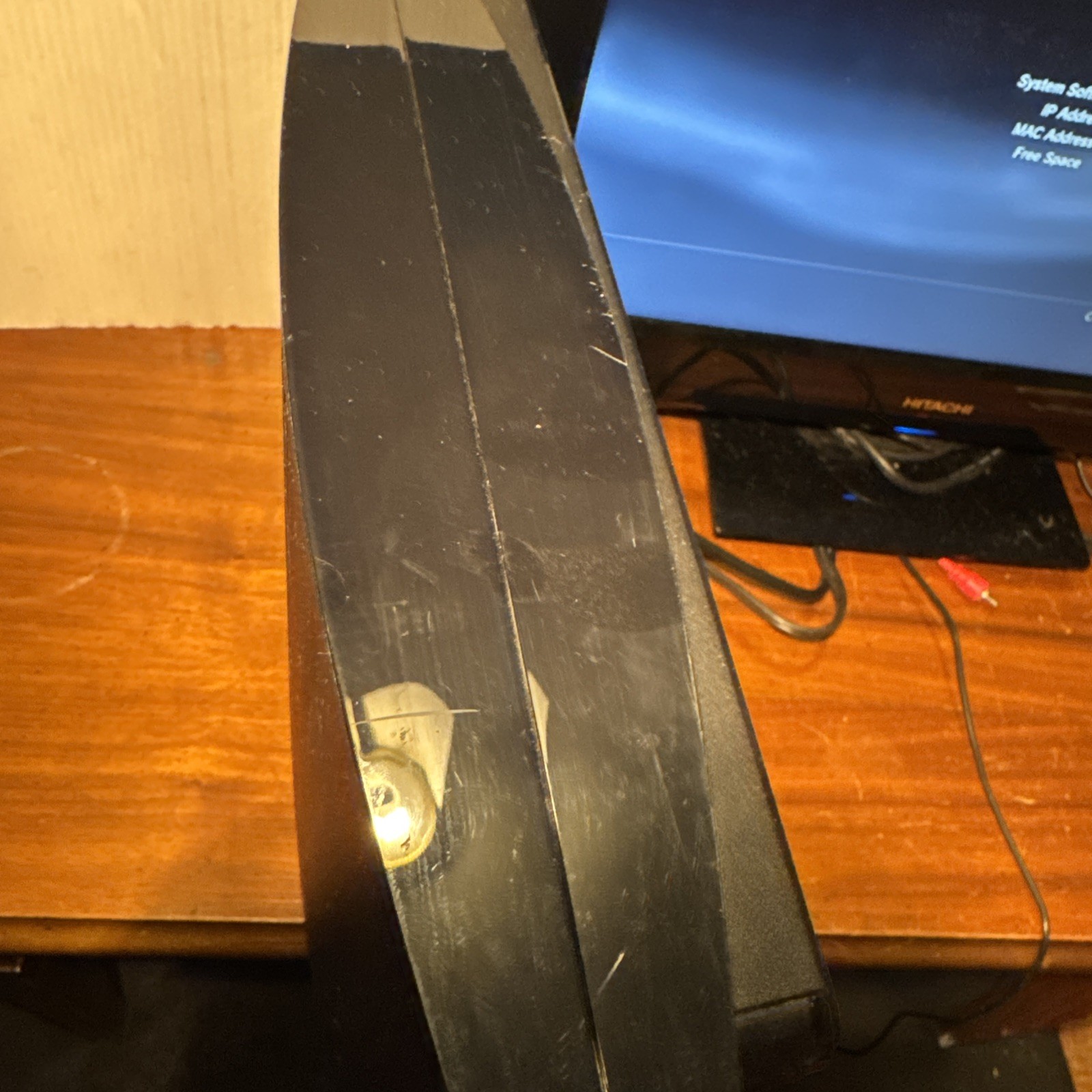 PS3 Black CECH 2500A 160GB Console Slim W Cables And 1 Comtrol