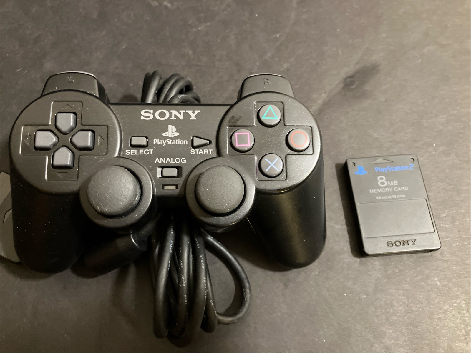 Sony PlayStation 2 Slim Ps2 Console Bundle W/ Games/ Controller & Memory Card
