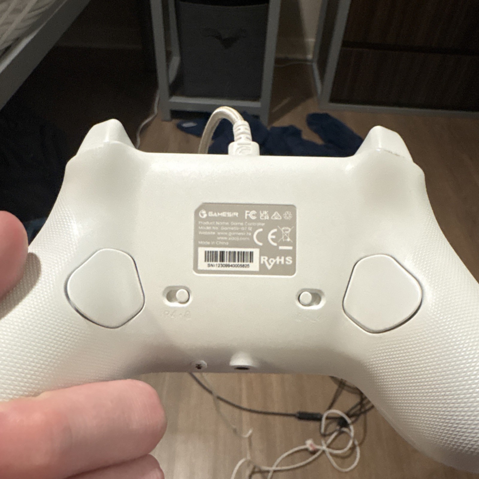 Microsoft Xbox One S White Console with Gamesir Controller and Headset