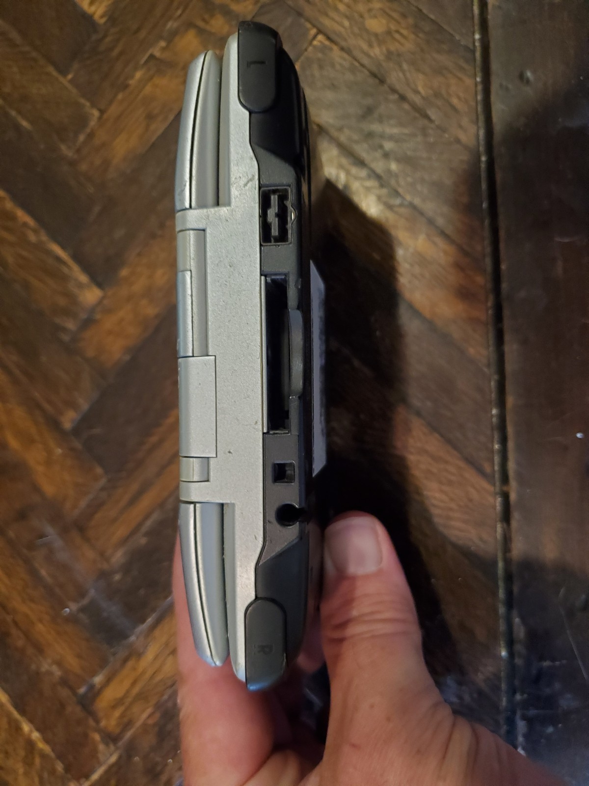 Nintendo DS Silver Handheld System, Works, Shows Wear