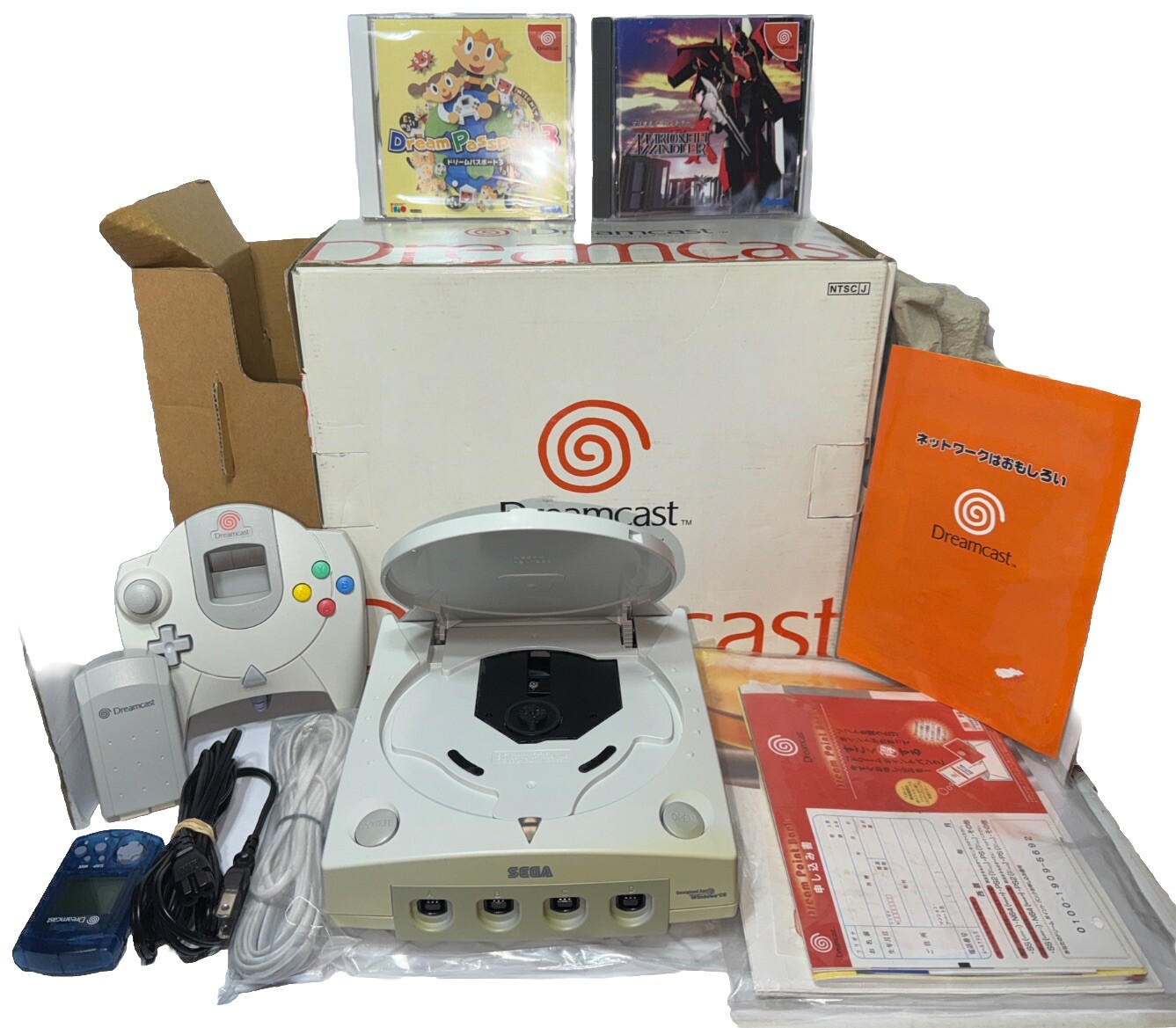 SEGA Dreamcast Console Japan Import Complete CIB w/ Box & Inserts Games Tested
