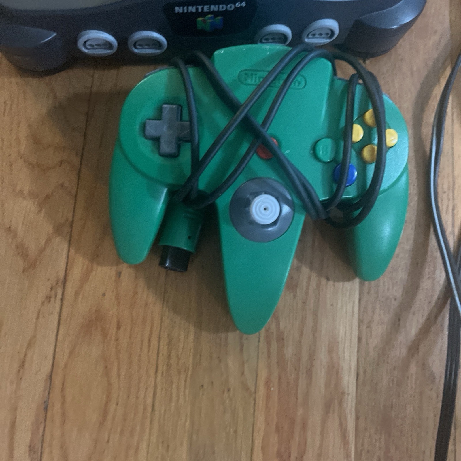 Nintendo 64 N64 Black Charcoal NUS-001(USA) Console Video Game System Complete