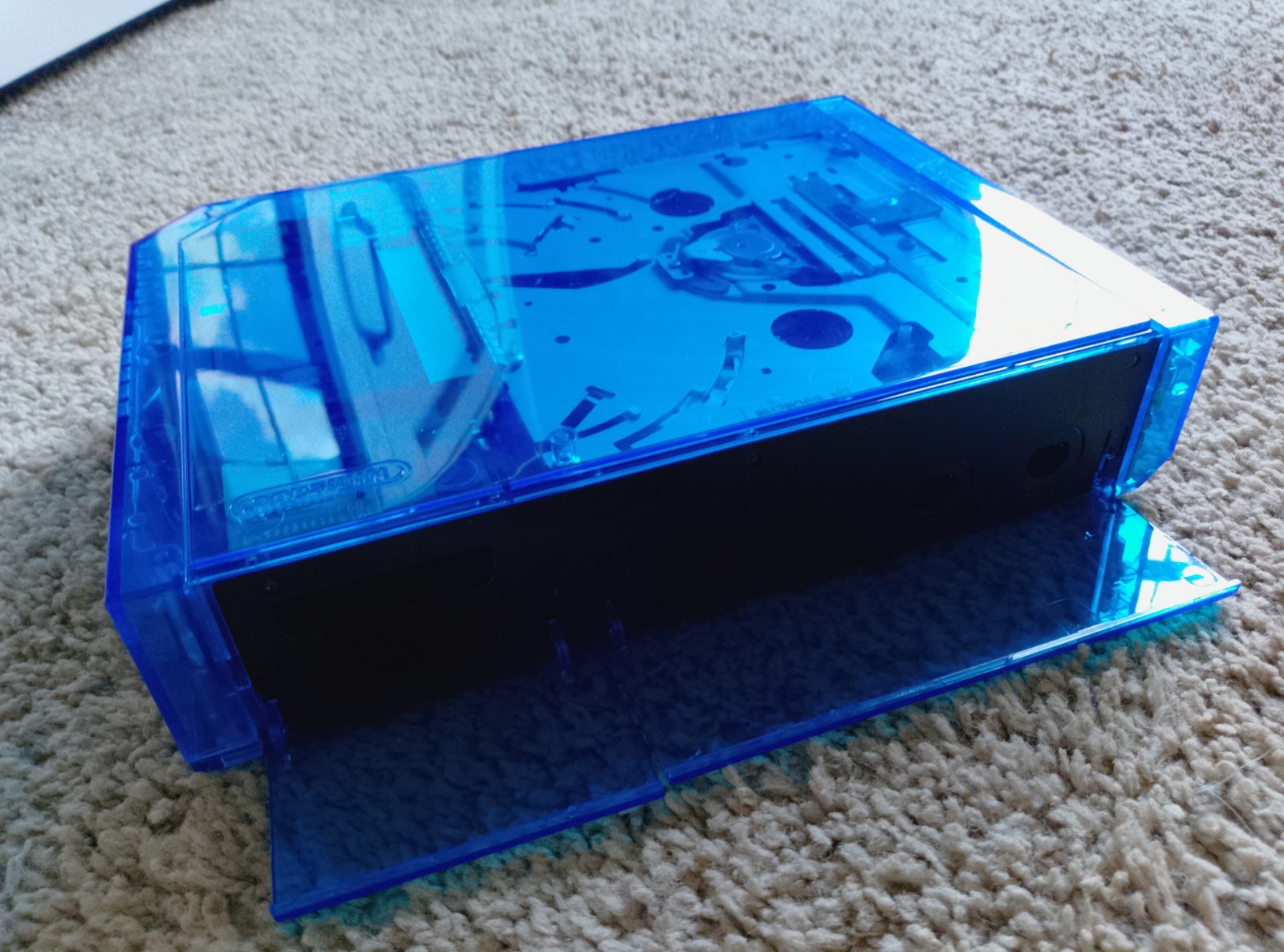 Custom Transparent Blue Wii Console Nintendo Wii Custom Wii Tested Working