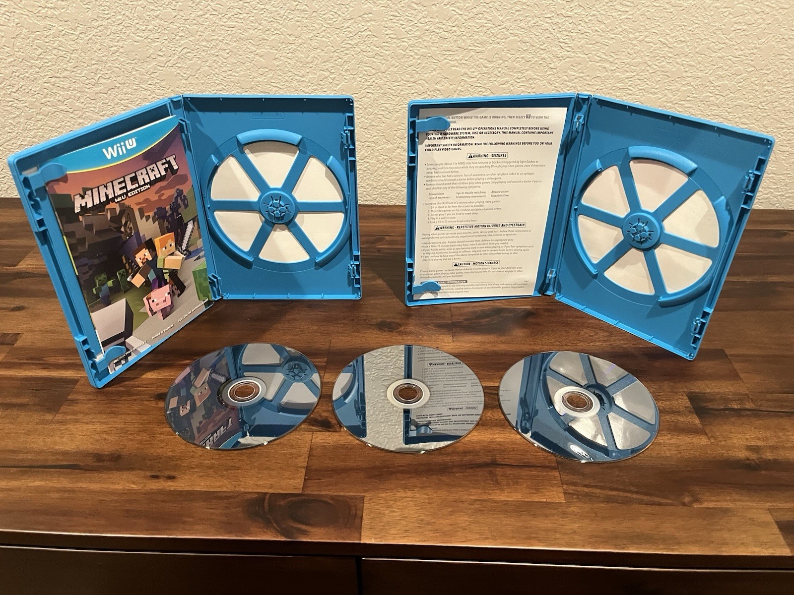 Nintendo Wii U Black Console Bundle – Tested & Working – Includes 5 Games