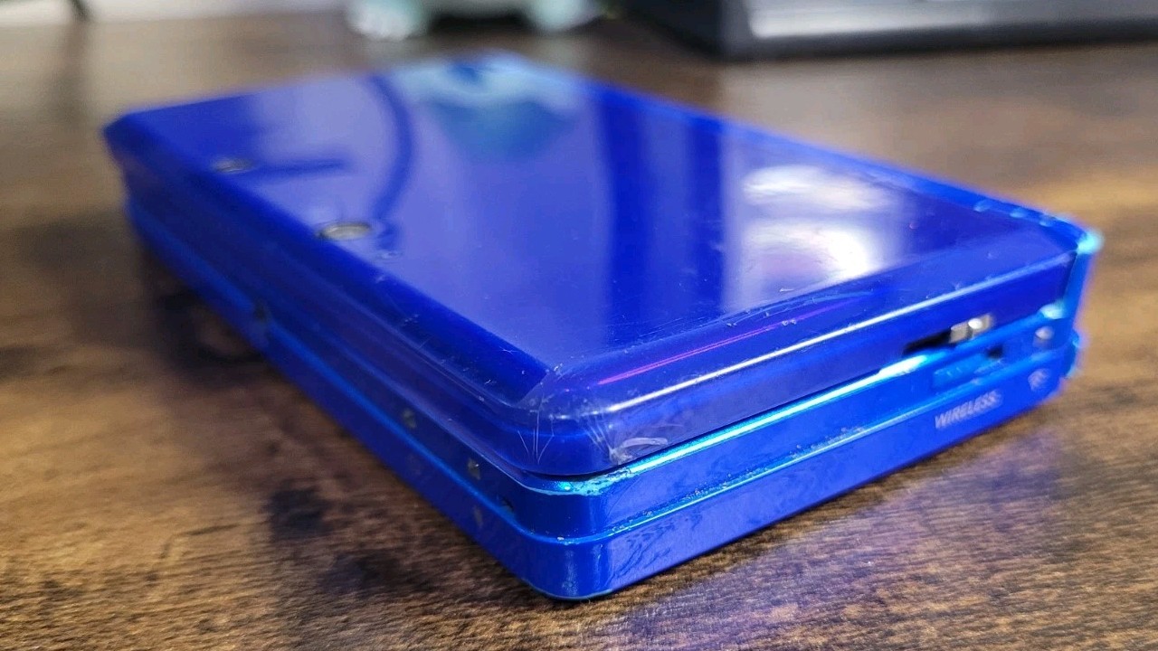 Nintendo 3DS Cobalt Blue Launch Edition NTSC-J Boxed Console w/ Insert Tested