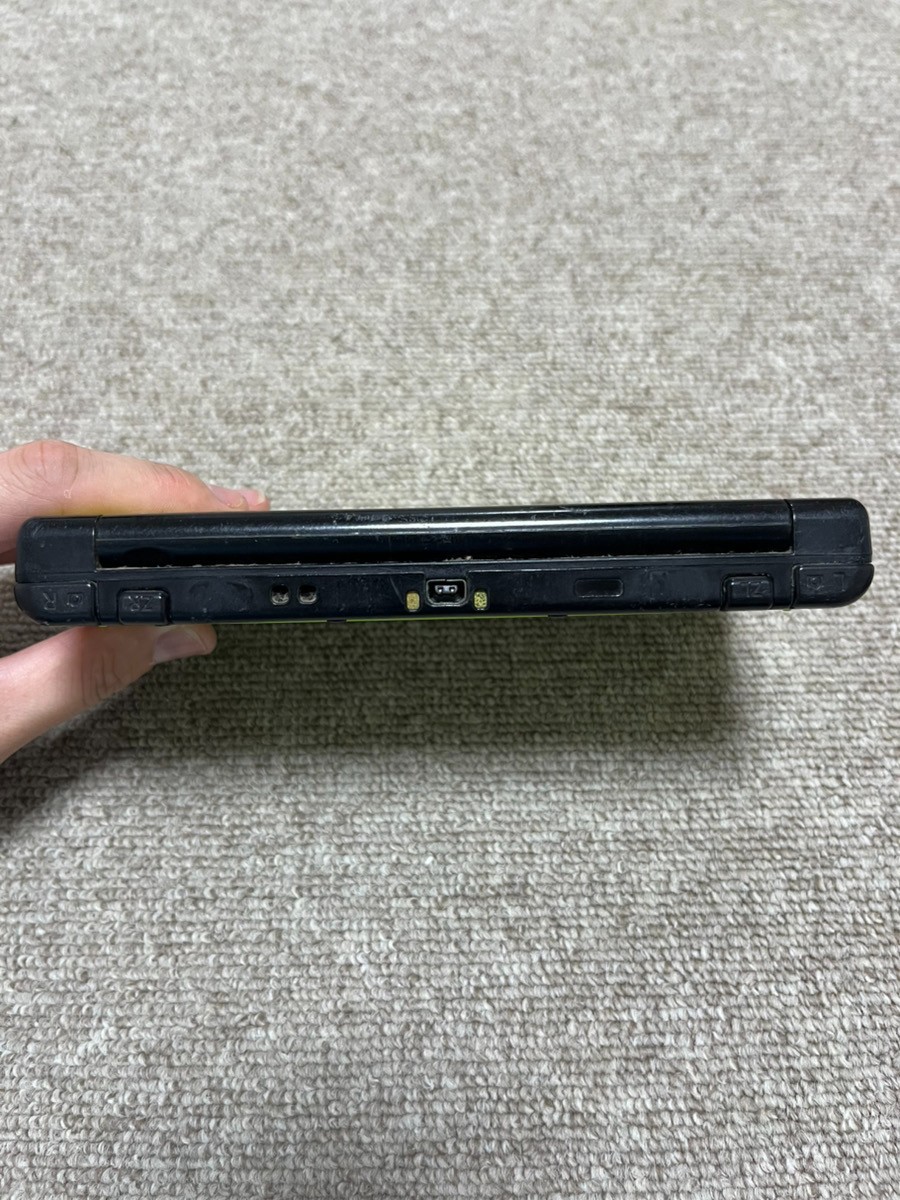 New Nintendo 3DS XL LL Black Lime Console region Japanese B816