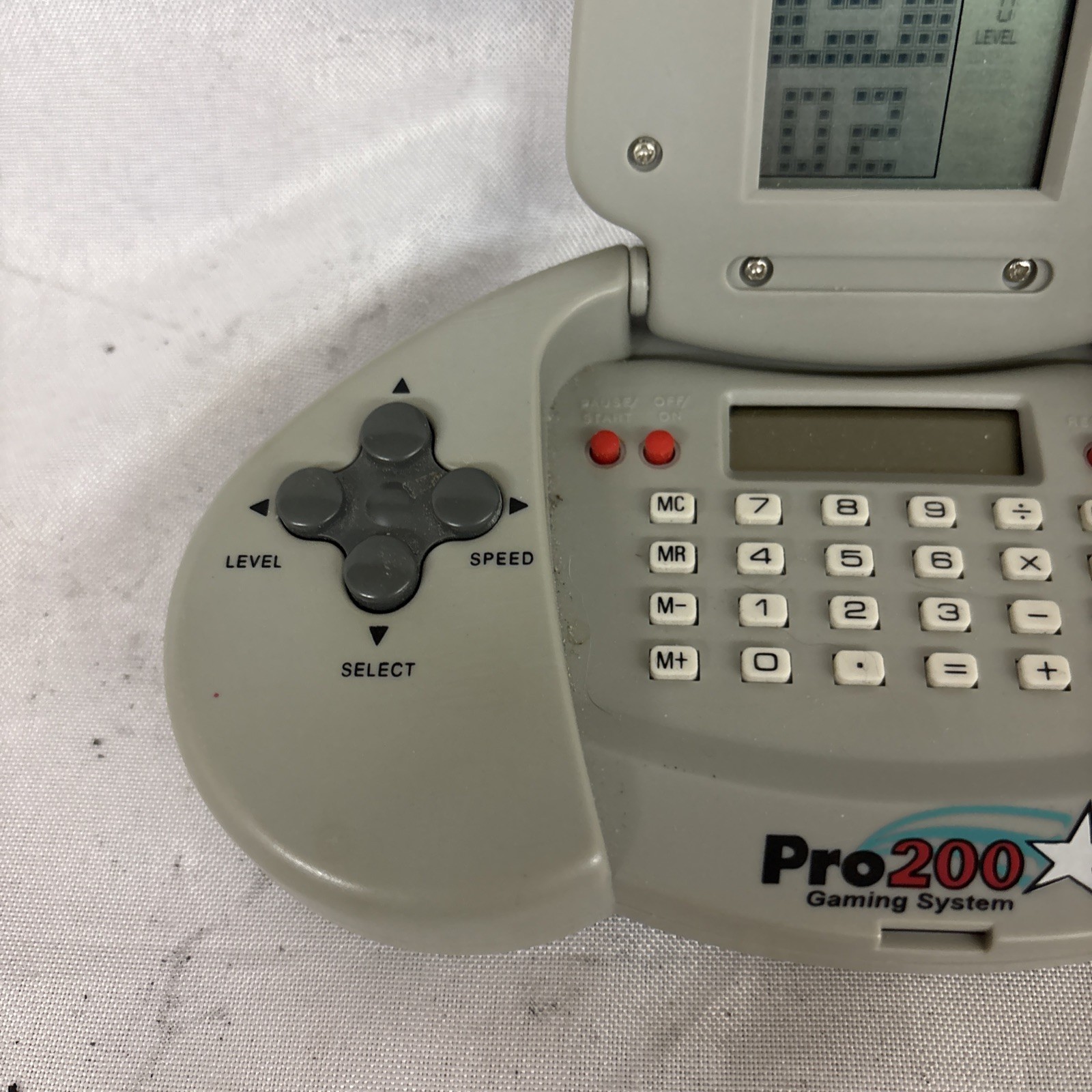 ProTech Pro 200 Gaming System Handheld Console Tetris Retro Game Tested Works
