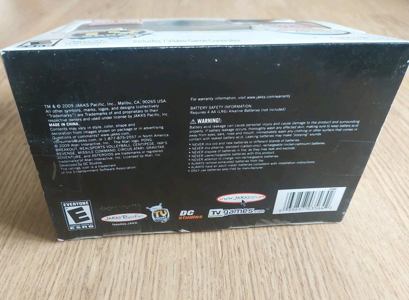 Atari Plug And Play TV Games 10 Fun Classic Video Games 2009 Jakks Pacific – NIB