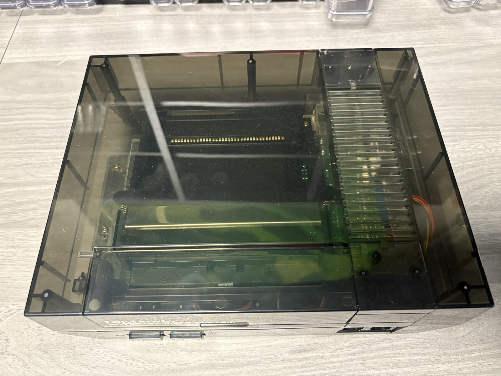 Custom Transparent Black Nintendo NES Console Very Nice!