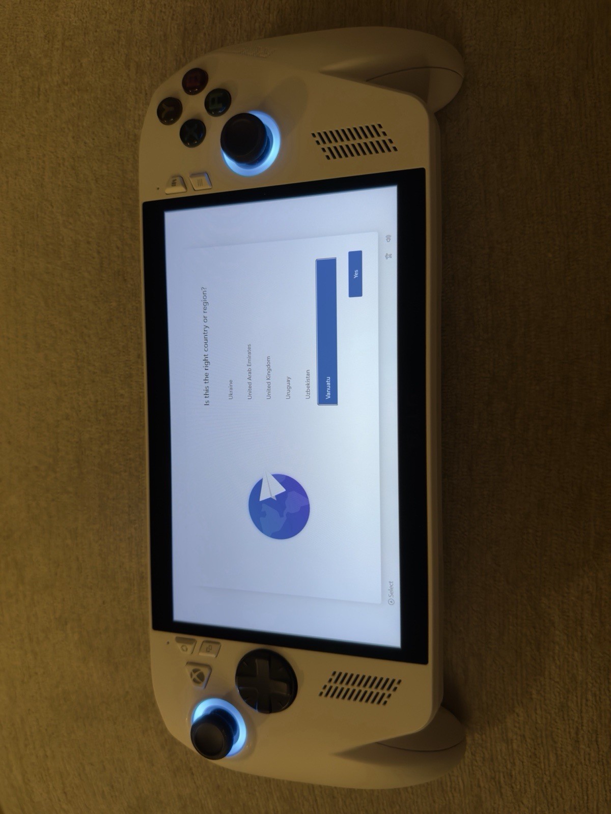ASUS ROG Ally White Handheld Console 512GB 1080p Windows USB-C Wi-Fi