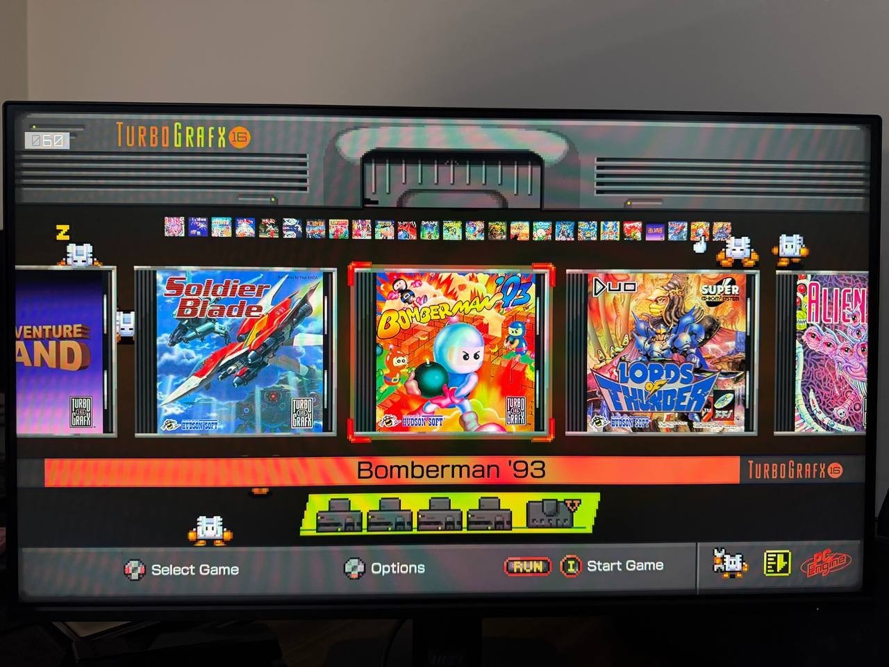 Turbografx 16 Mini Game Console 2020 Edition PC Engine TG16 HDMI Classic w/ Case