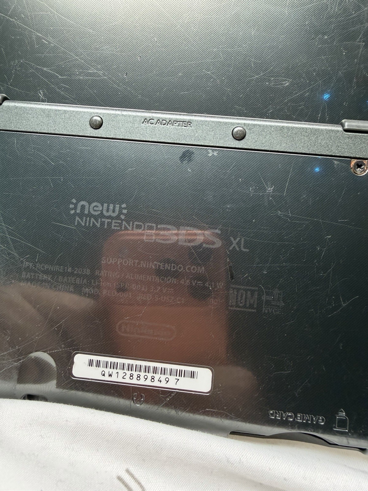 New Nintendo 3DS XL Gray Black Console Tested Great Condition R Button Sticky