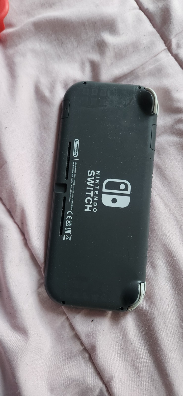 Nintendo Switch Lite Gray Handheld Console Headphone Jack