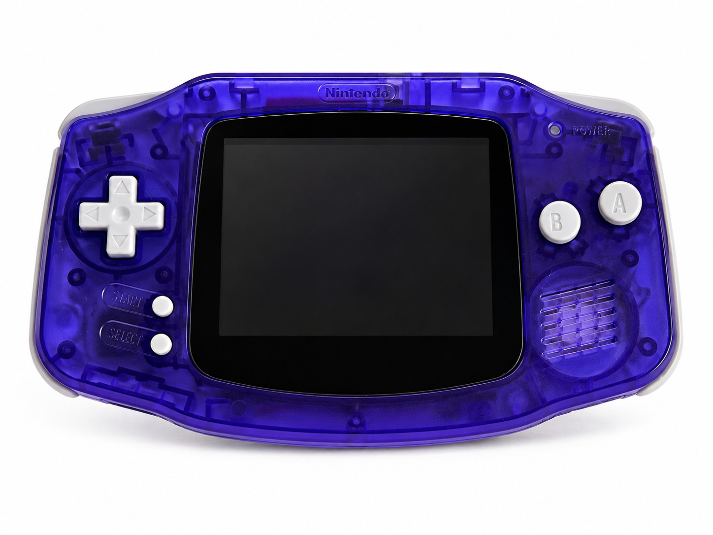 Nintendo Game Boy Advance GBA IPS Backlit Clear Purple Excellent GBA IPS