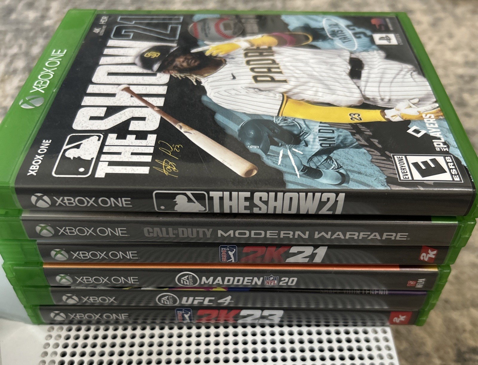 Microsoft Xbox One S 1TB Console White/1 Controller/HDMI Cable 6 Games Bundle