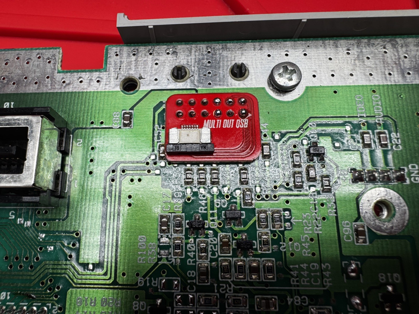 SNES SHVC-01 Voultars Edge Enhancer -Full Recap-New 7805s VR-New Shell Multi LED