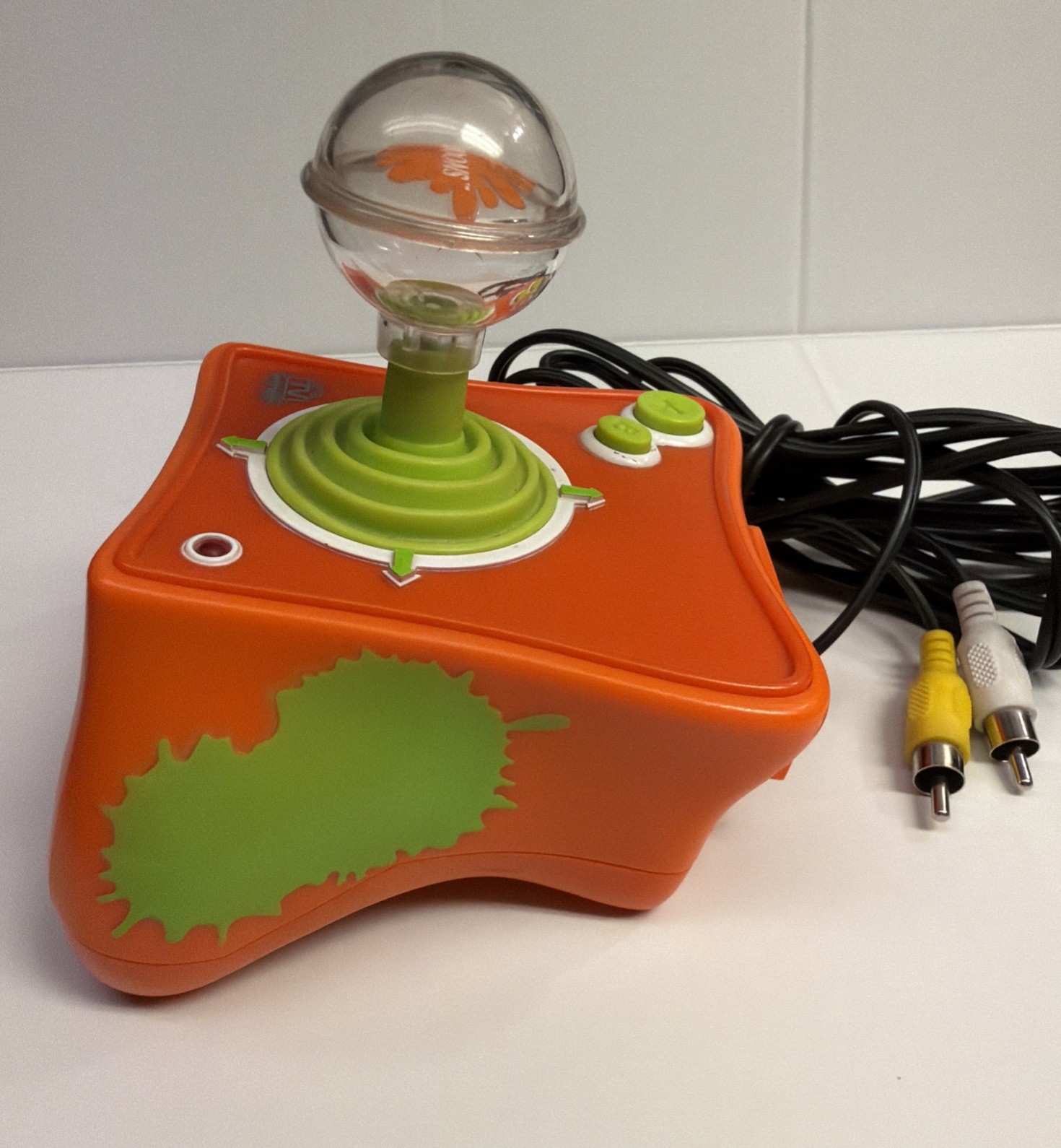 Jakks Pacific Nicktoons Plug & Play TV Games Controller Orange Slime 2004