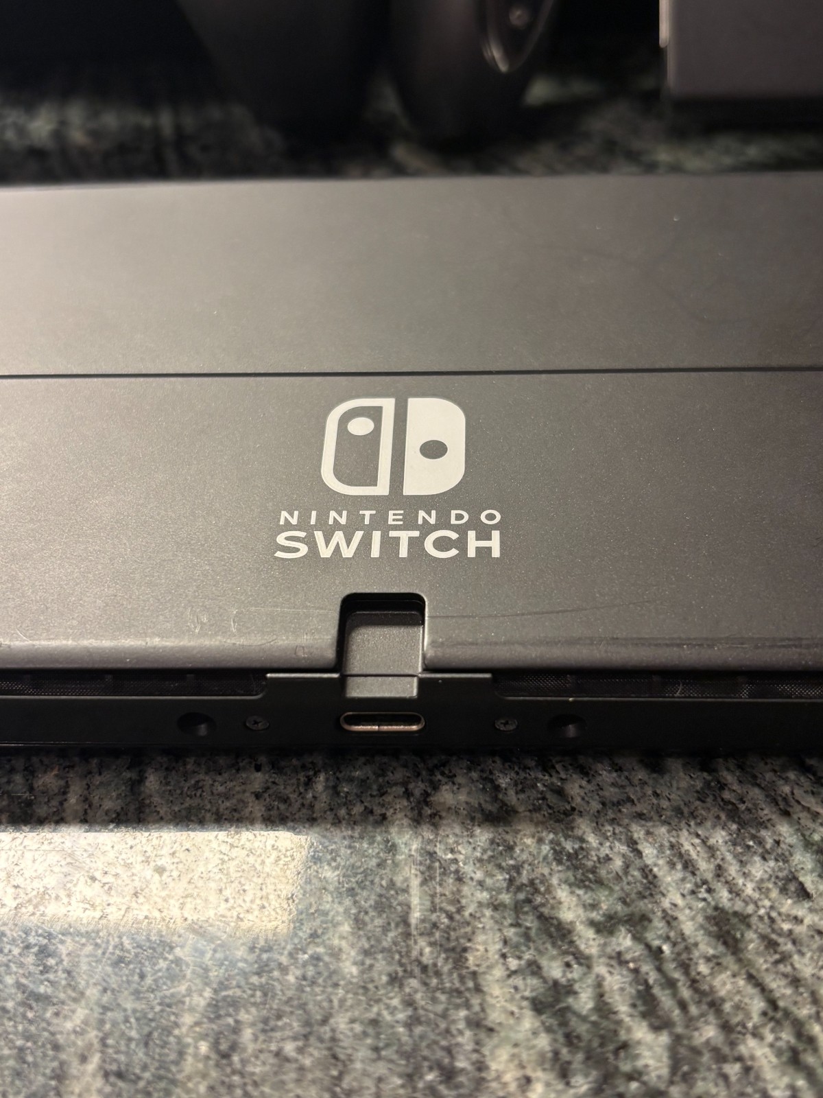 Nintendo Switch OLED White Bundle Dock Charger Pro Controller Case Game Included