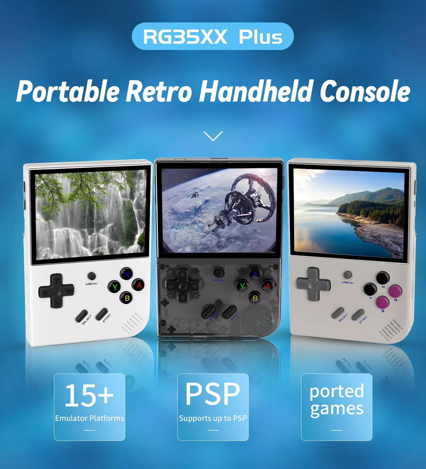 ANBERNIC RG35XX Retro Game Console 3300mAh LinuxSystem Retro Games Consoles