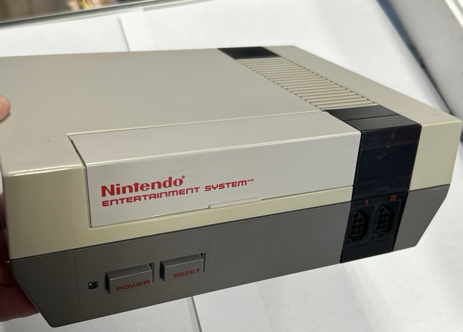 Nintendo NES Action Set Home Console – White/Gray Complete in Box