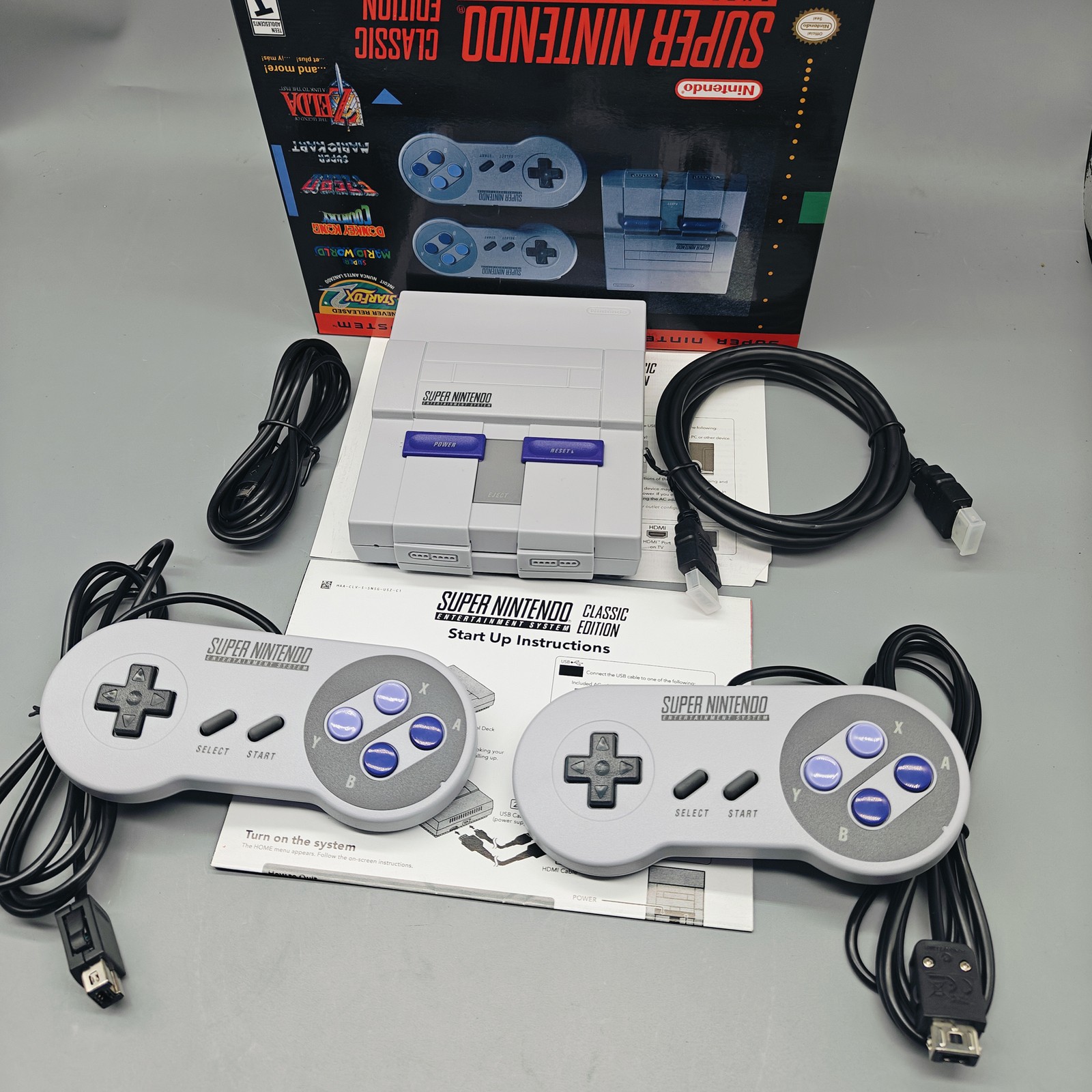 Brand New Super Classic Mini Entertainment System SNES Included 21 Games 1SET