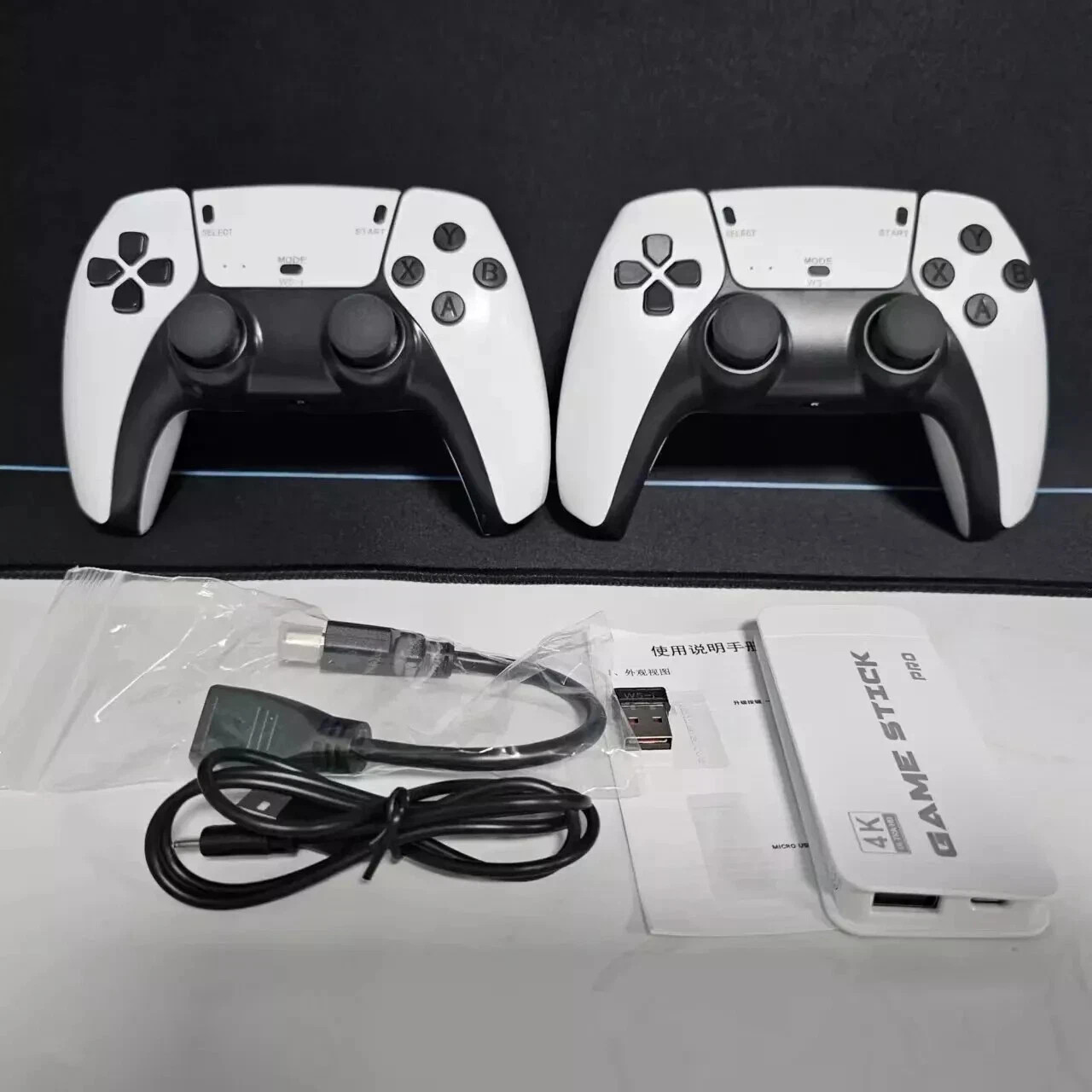 M15 4K HD Retro Game Stick Console 64GB 128GB 256GB 2 Wireless Controllers