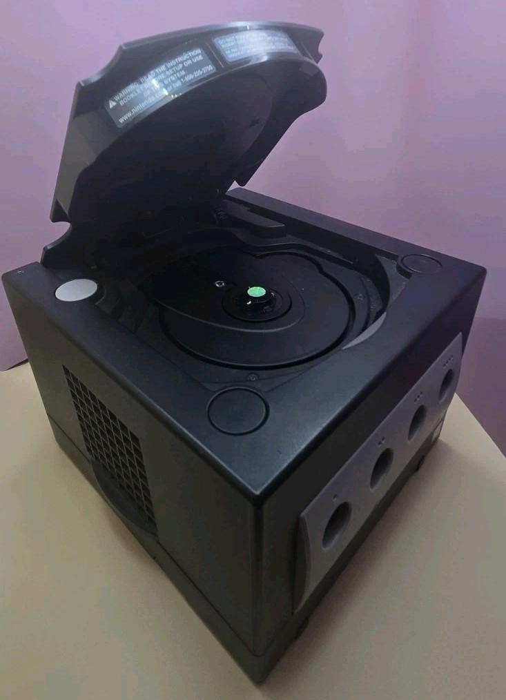 Nintendo GameCube Black Console w/ Controller, 32MB Memory Card, AV & Power