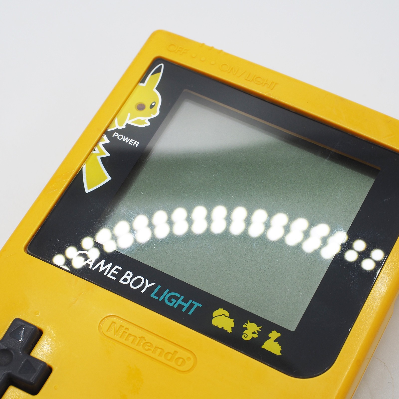 100% OEM Nintendo Game Boy Light Pokemon PIKACHU YELLOW console MGB-101 TESTED