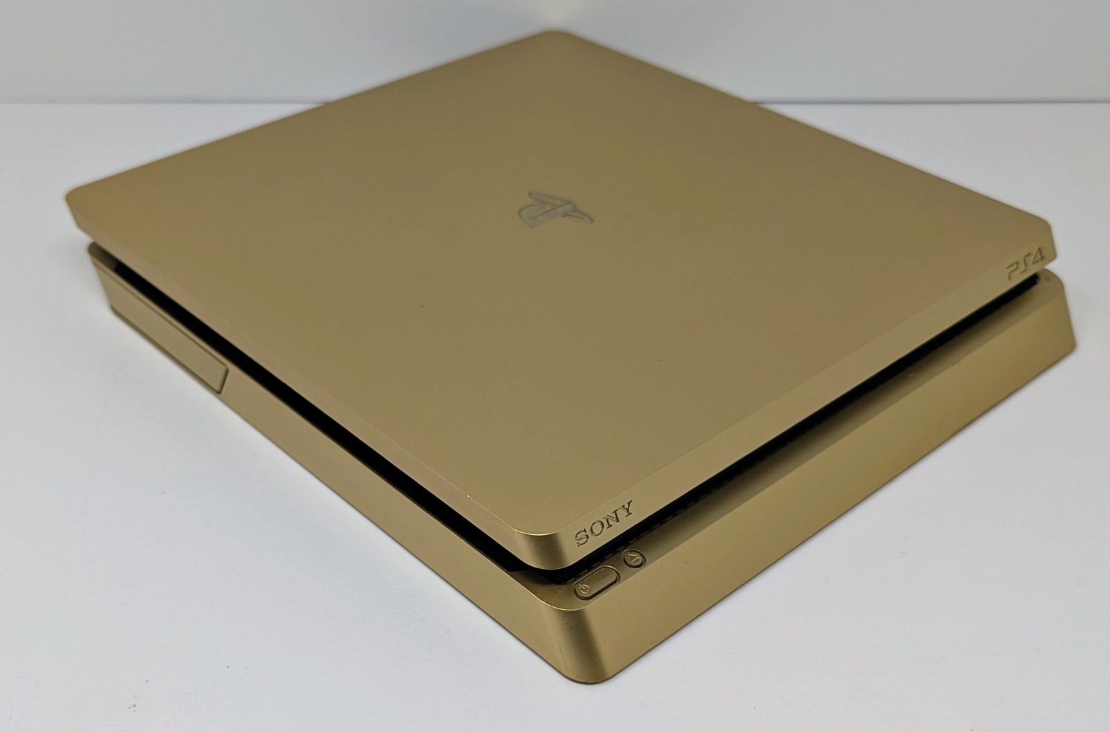 Sony PlayStation 4 PS4 Slim Limited Edition Gold 1TB Console w/ Injustice 2!