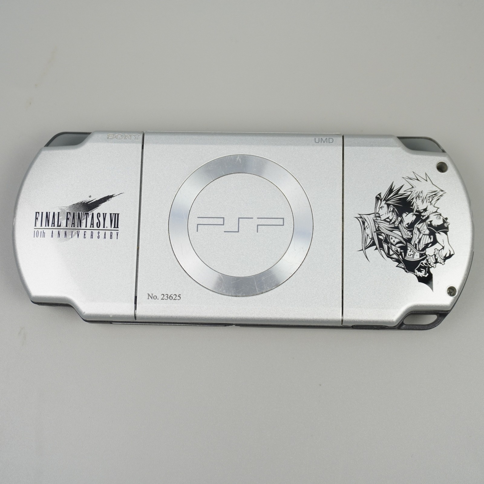 Sony PSP-2000 Console Silver Final Fantasy ver. Fully Tested! (NO BATERY) #5705