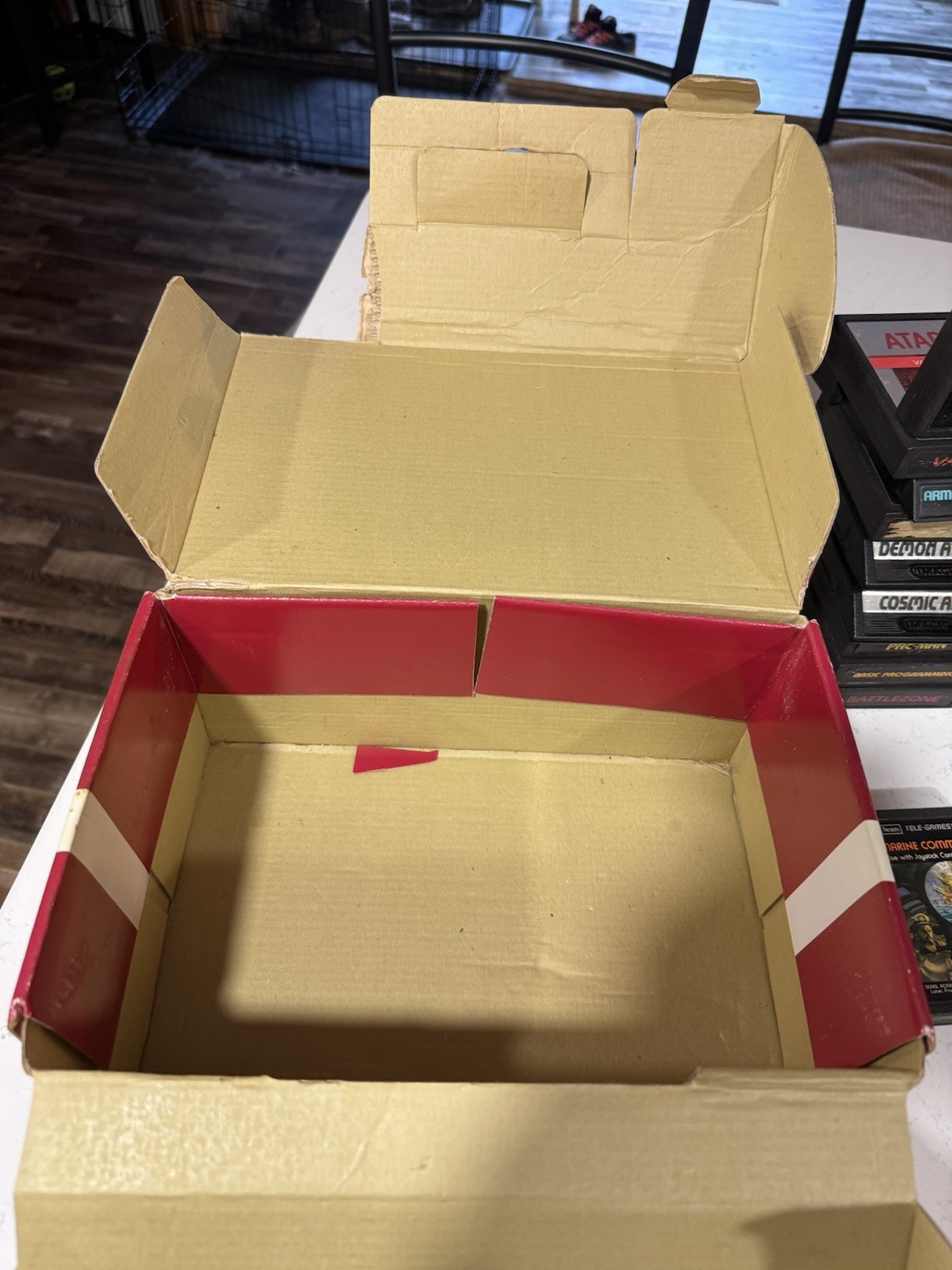 Atari 2600 Jr Console Bundle Box 21 Games 2 Joysticks Keyboard Controller Tested