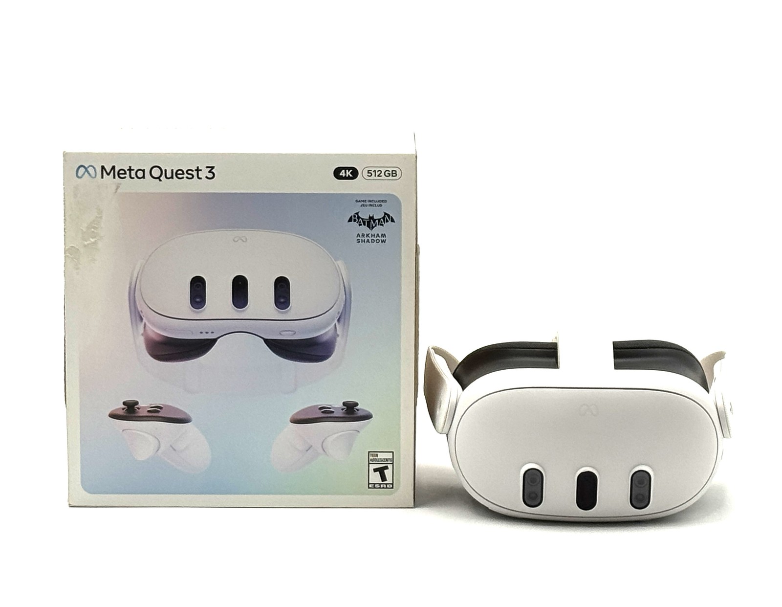 Meta Quest 3 – Breakthrough Mixed Reality Headset – 512GB – White – 899-00652-01