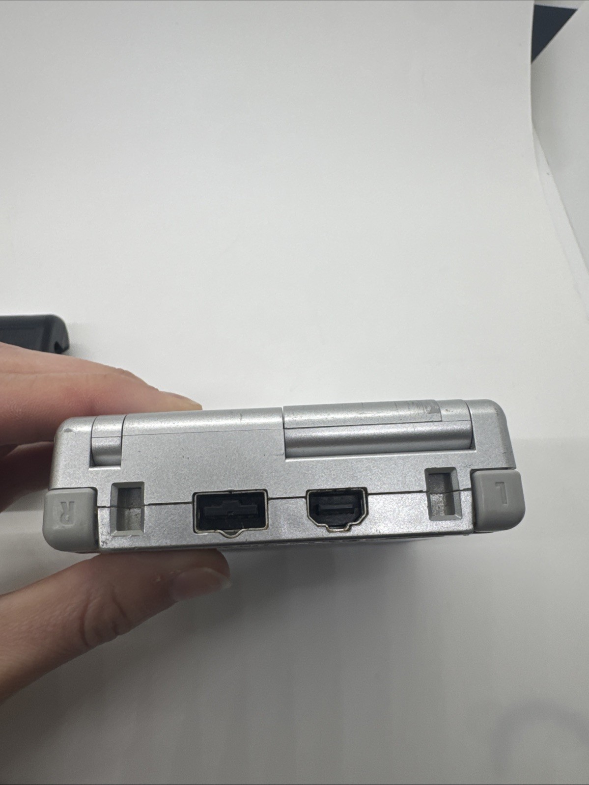 Nintendo Game Boy Advance SP Handheld System AGS-001 – Silver with Charger