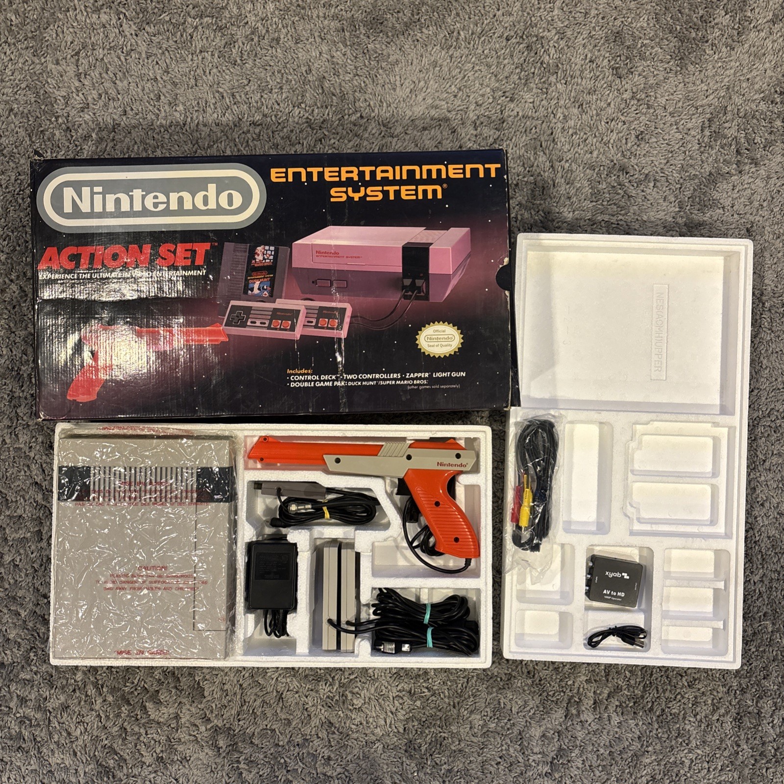 Nintendo NES Action Set Console – Boxed With Accessories – Refurbished
