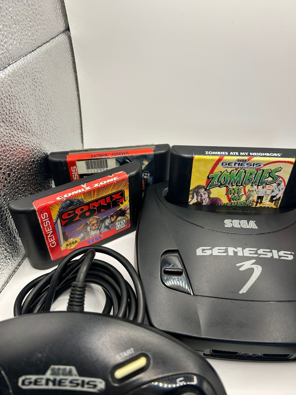 SEGA Genesis 3 Console System Bundle MK-1461 OEM Controller
