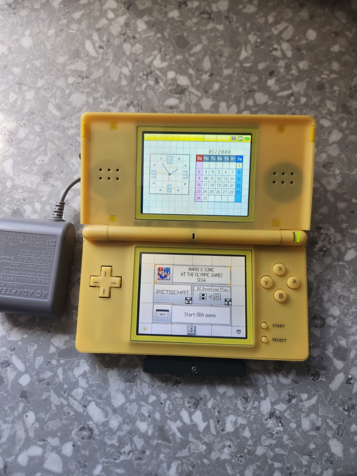 Nintendo DS Lite Pokémon Edition 4MB Yellow Handheld System