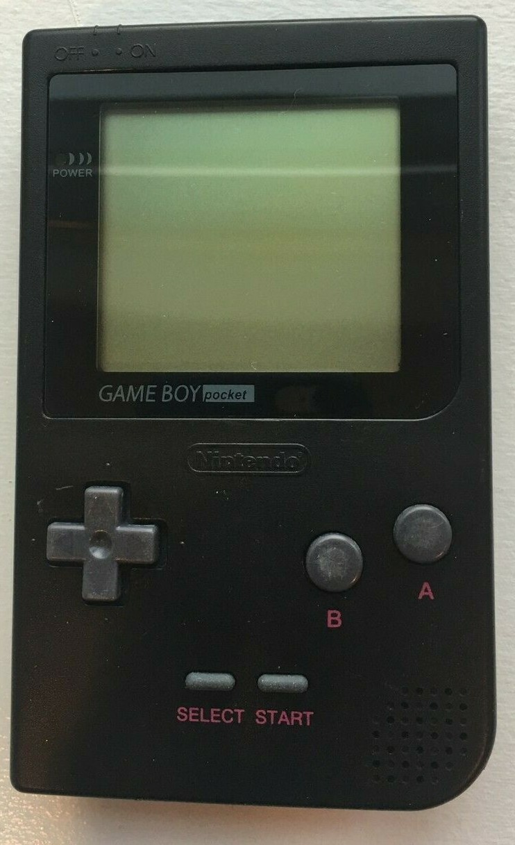Nintendo Game Boy Pocket MGB-001 – BLACK – 100% OEM – Tested Working