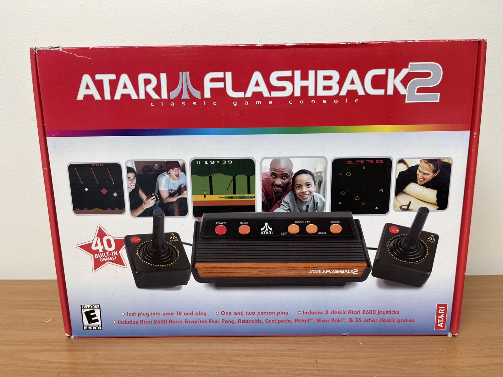 Atari Flashback 2 Launch Edition Black Plug&Play TV Game (PAL) NEW