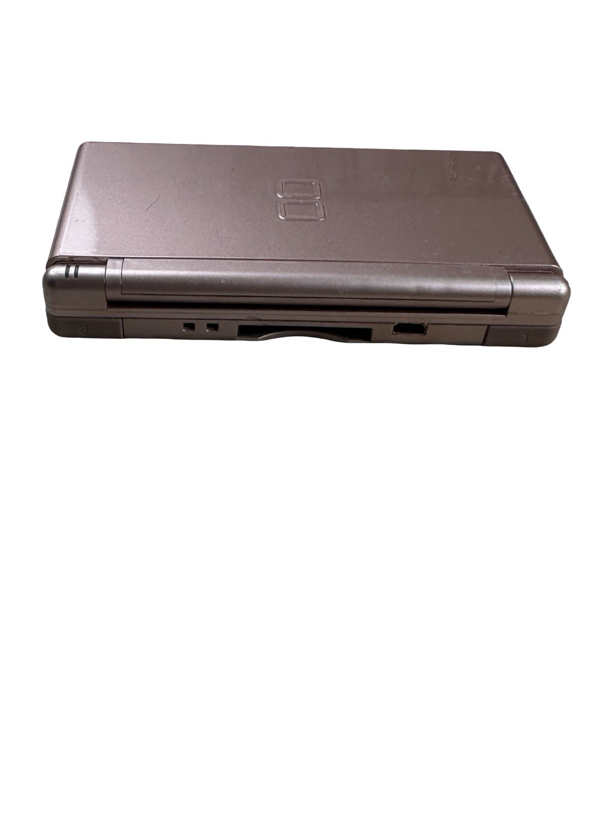 Nintendo DS Lite Metallic Rose Pink Handheld System With Charger Stylus Tested