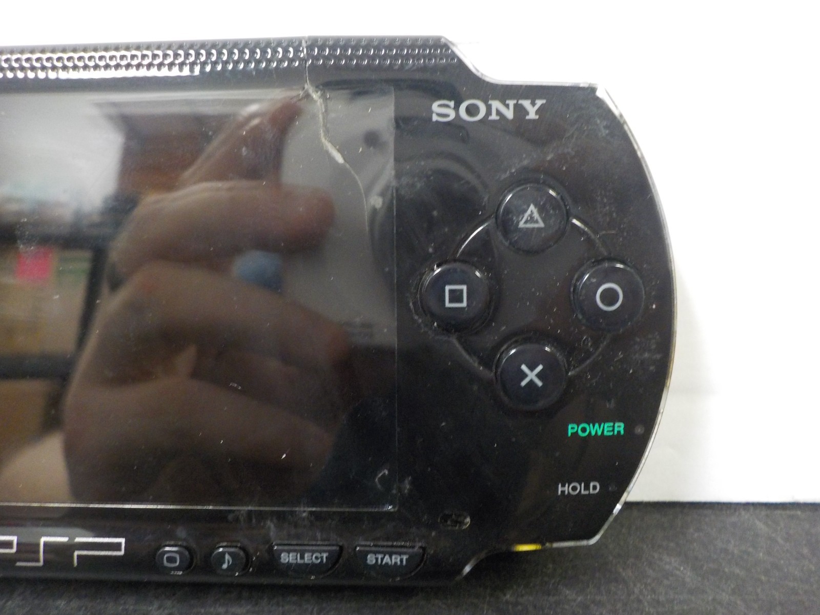 G1212 Sony Playstation PSP 3001 Piano Black Handheld System Console repair