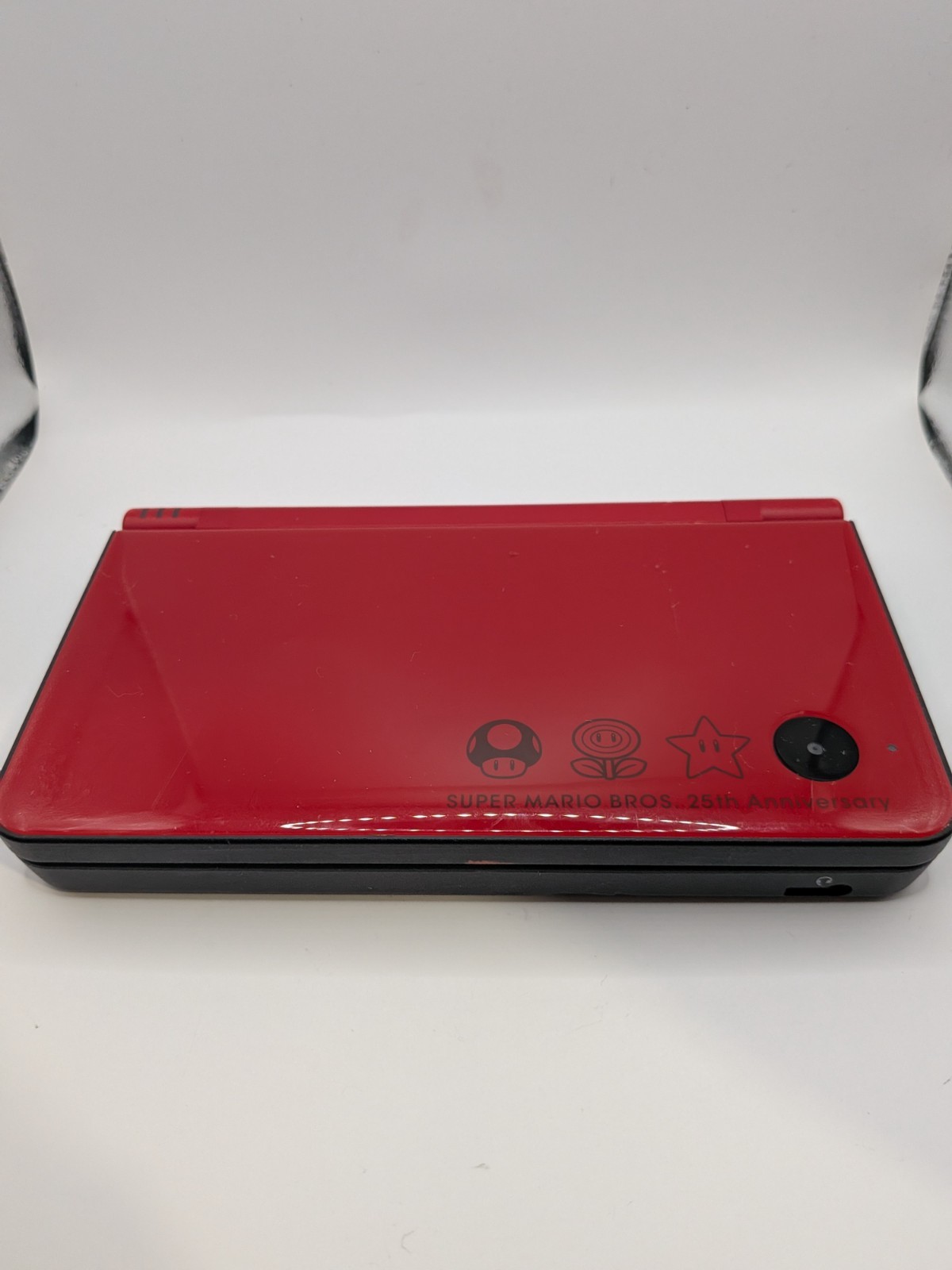Nintendo DSi XL – Red Mario 25th – Tested & Works – Backlight Issue