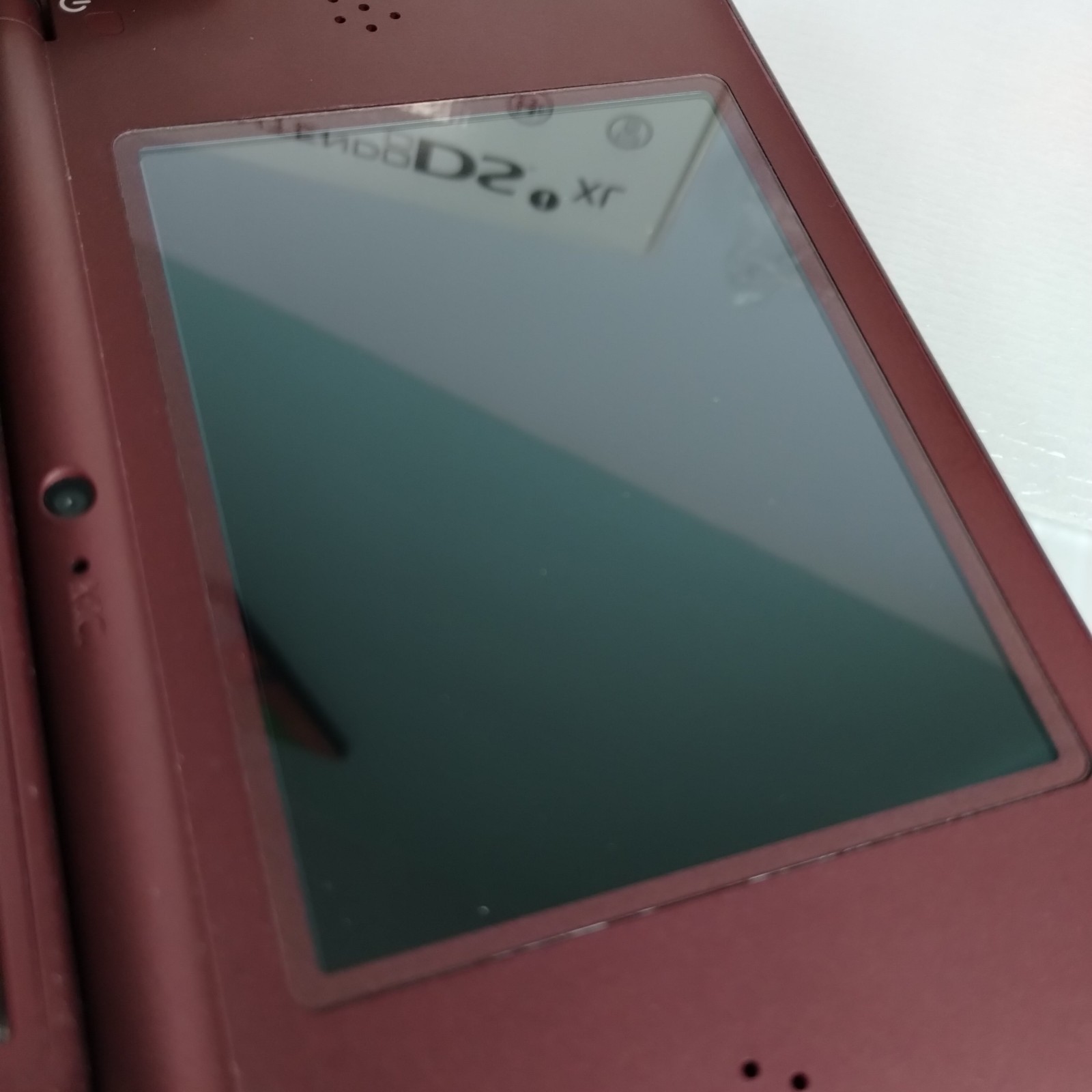 Nintendo DSi XL Burgundy Red USA Console w/ Box, Manual, Charger, Inserts WORKS!