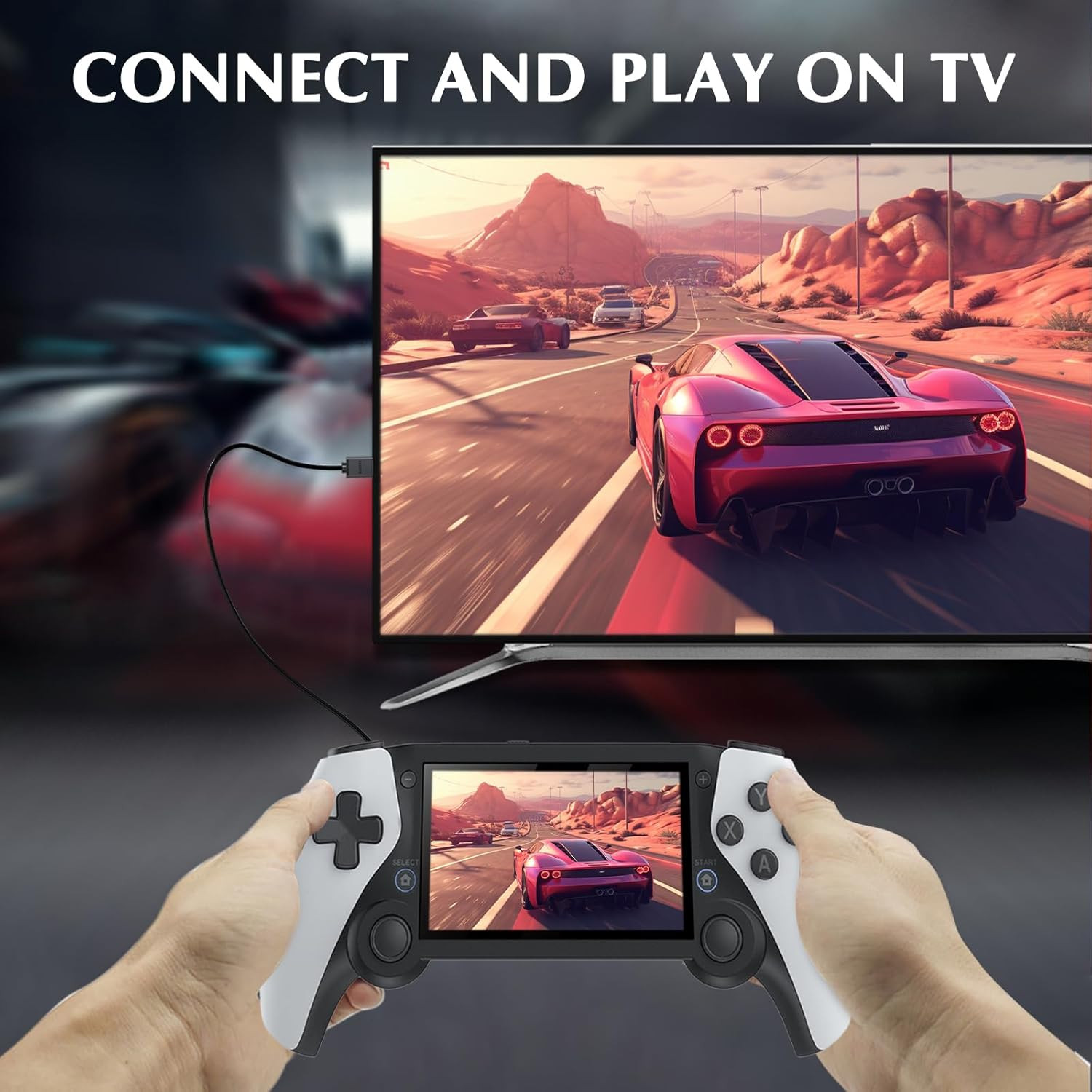 M25 Retro Handheld Game Console – New Retro Game Player with 3000Mah Battery 64G