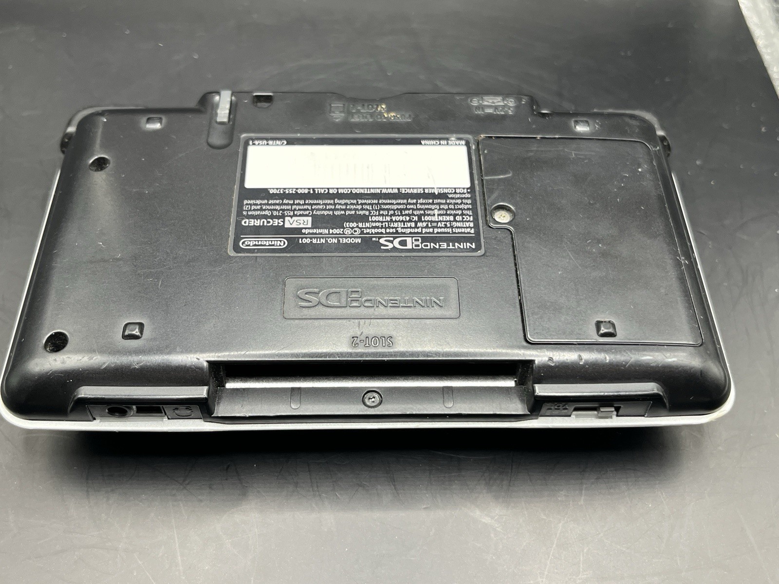 Nintendo DS Original NTR-001 Console – Titanium Silver – Plus Charger – Tested