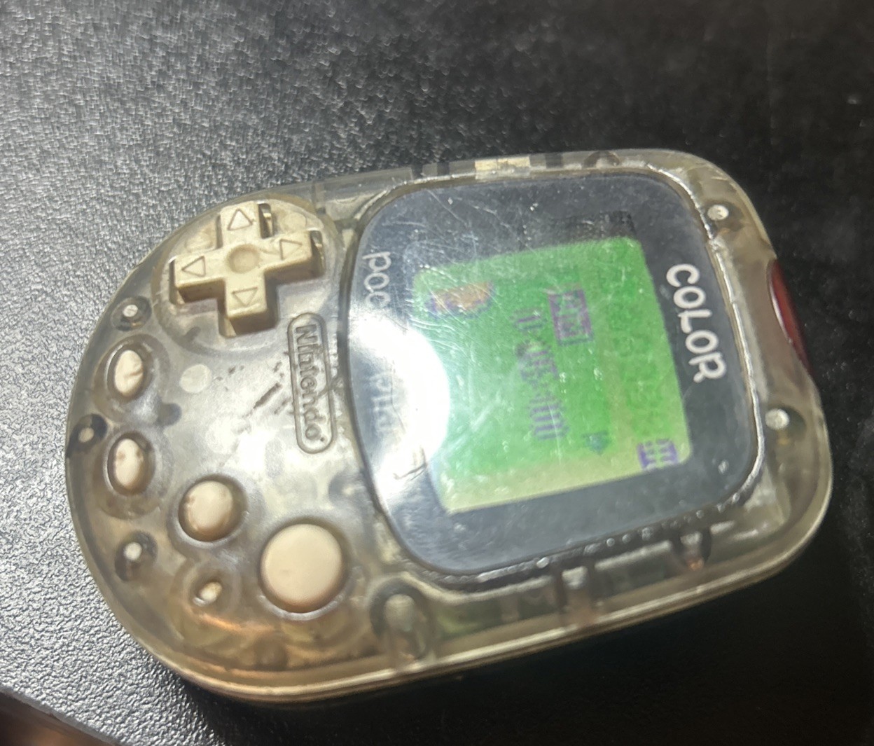 Pocket Pikachu Color MPG-002 Pokemon Pedometer Clock *read*